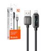 Mcdodo CA-5250 USB-A Lightning kábel, LED kijelző, 1.2m