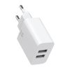 Mcdodo USB Dual Charger CH-6721 (EU) Type-C 1m Travel set (white)