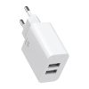 Dual USB charger Mcdodo CH-6720 (EU) Lightning 1m Travel set (white)