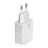 Dual USB charger Mcdodo CH-6720 (EU) Lightning 1m Travel set (white)