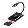 Ugreen 2-in-1 USB-C Card Reader CM265 (Black)