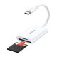 Ugreen 2-in-1 USB-C Card Reader CM265 (white)