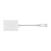 Ugreen 2-in-1 USB-C Card Reader CM265 (white)