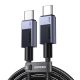 Ugreen USB-C to USB-C PD Fast Charging Cable L513 (Space Gray) 2m