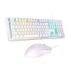 MageGee K1 wired keyboard + mouse set (white)