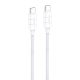 Foneng XS02 60W USB-C to USB-C cable, 1.2m (white)