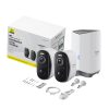 Baseus N1 Plus 2K Outdoor Camera Set (White)