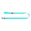 WAUDOG waterproof light accumulating dog leash 25mm wide, 183 cm long blue